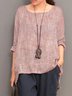 Mostata Cotton Solid Casual Blouses